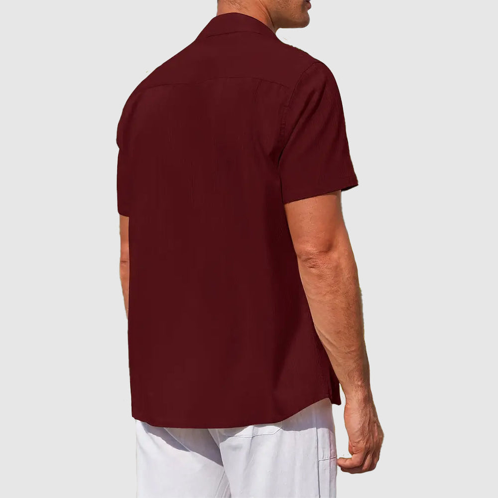 Caius | Herren Kurzarmhemd Regular Fit Freizeithemd