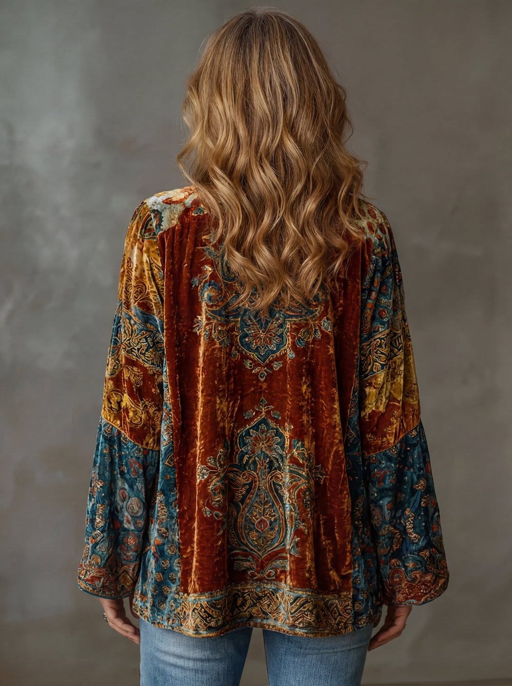 Cordula | Damen Boho Kimono Jacke