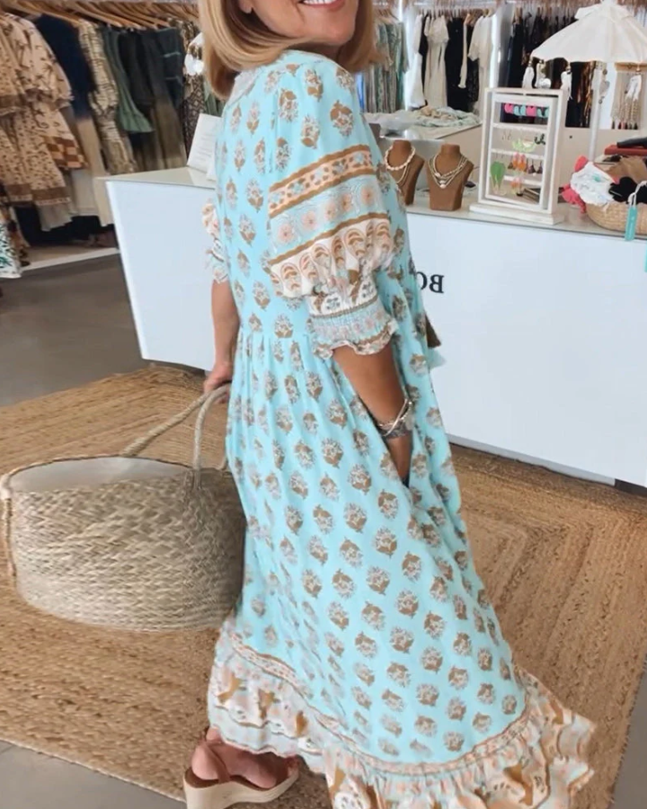 Elena | Leichtes Sommerkleid mit elegantem Schnitt