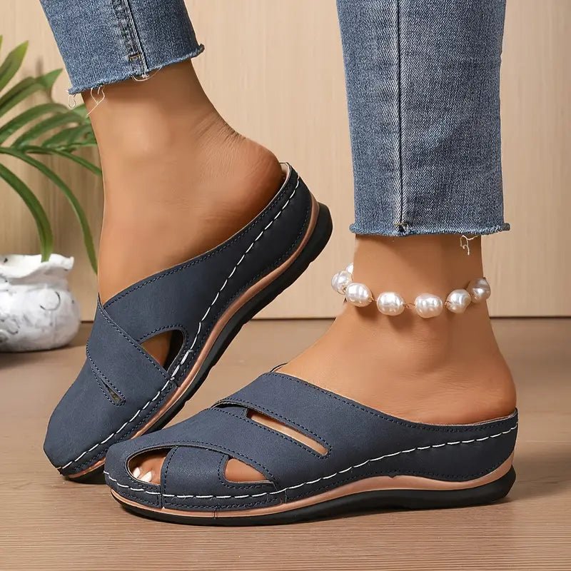 Marie | Damen Atmungsaktive Komfort Plateau Sandalen