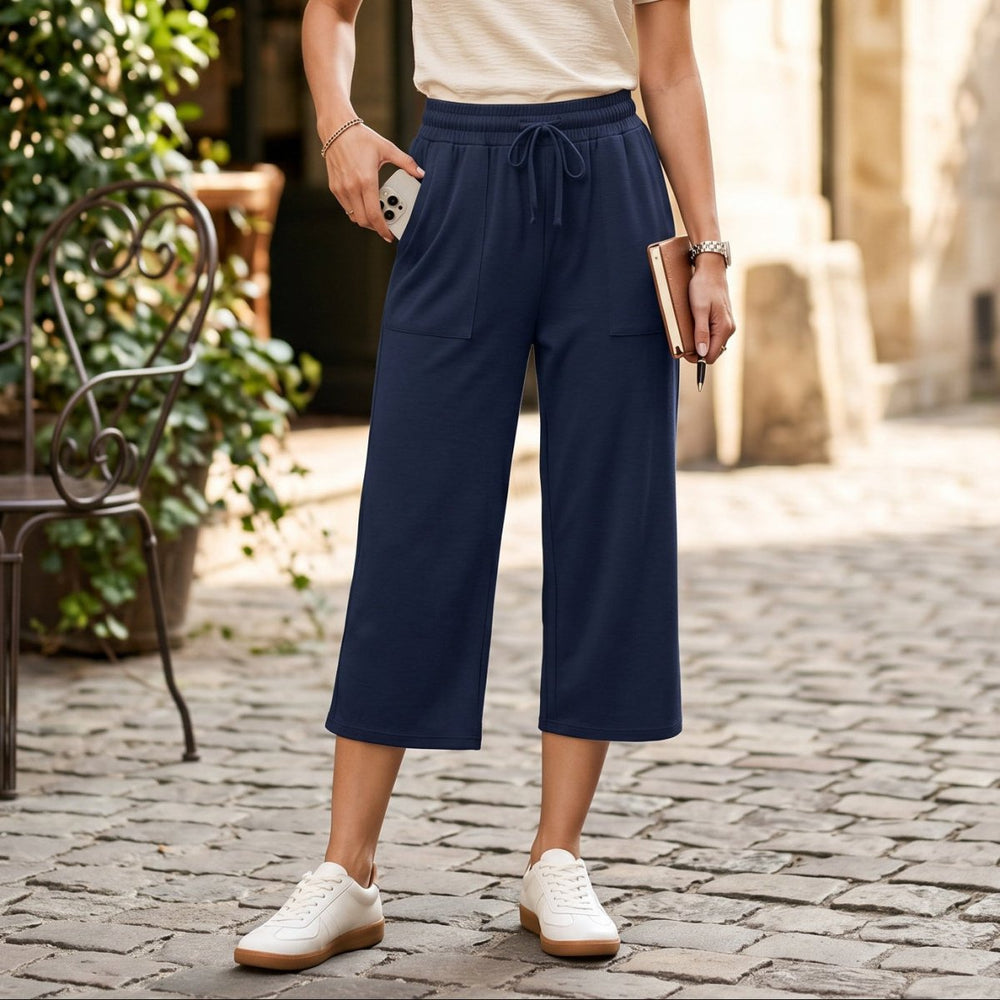 Damen Culotte in 3/4-Länge mit Taschen