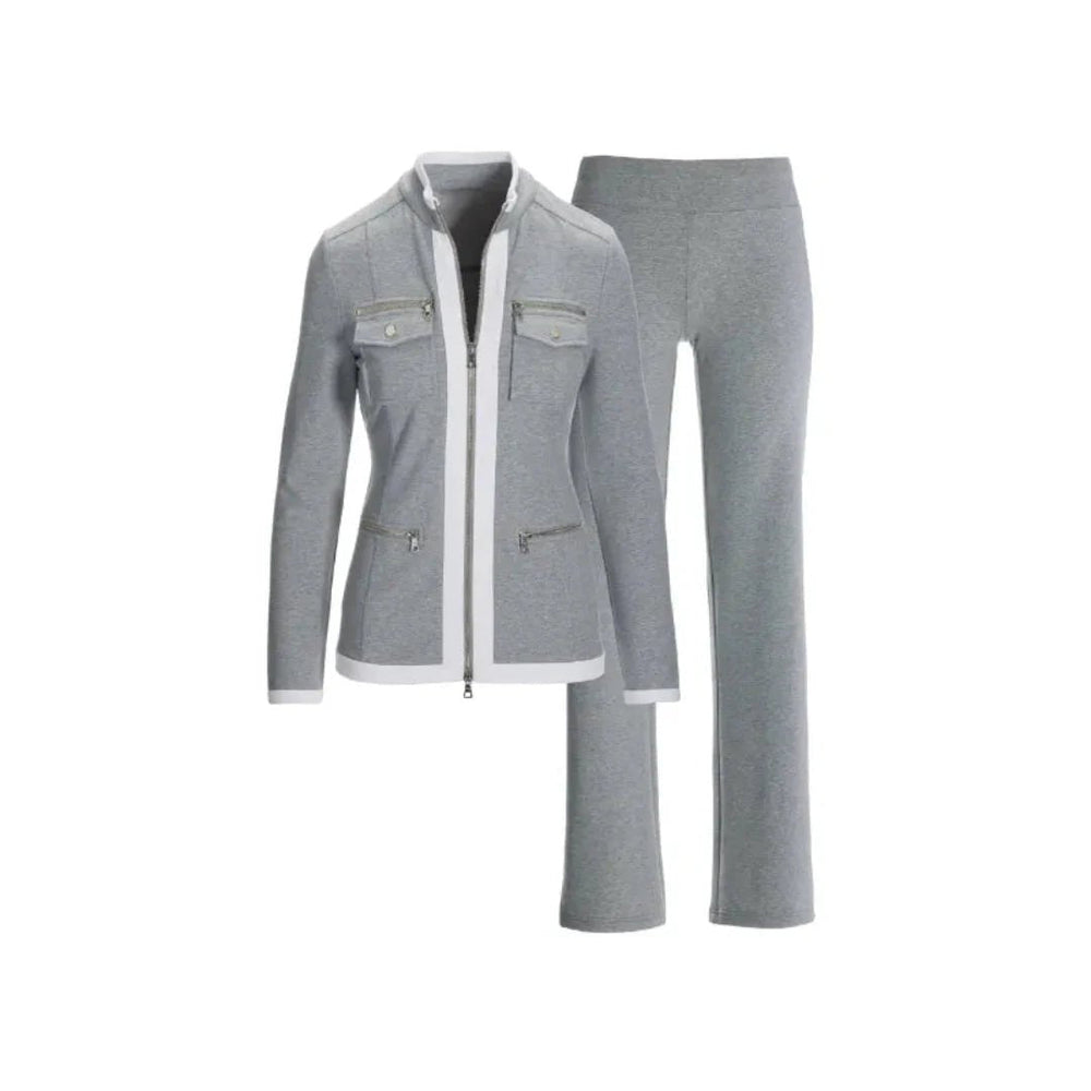 Damen Jogginganzug Set mit Reißverschlussjacke