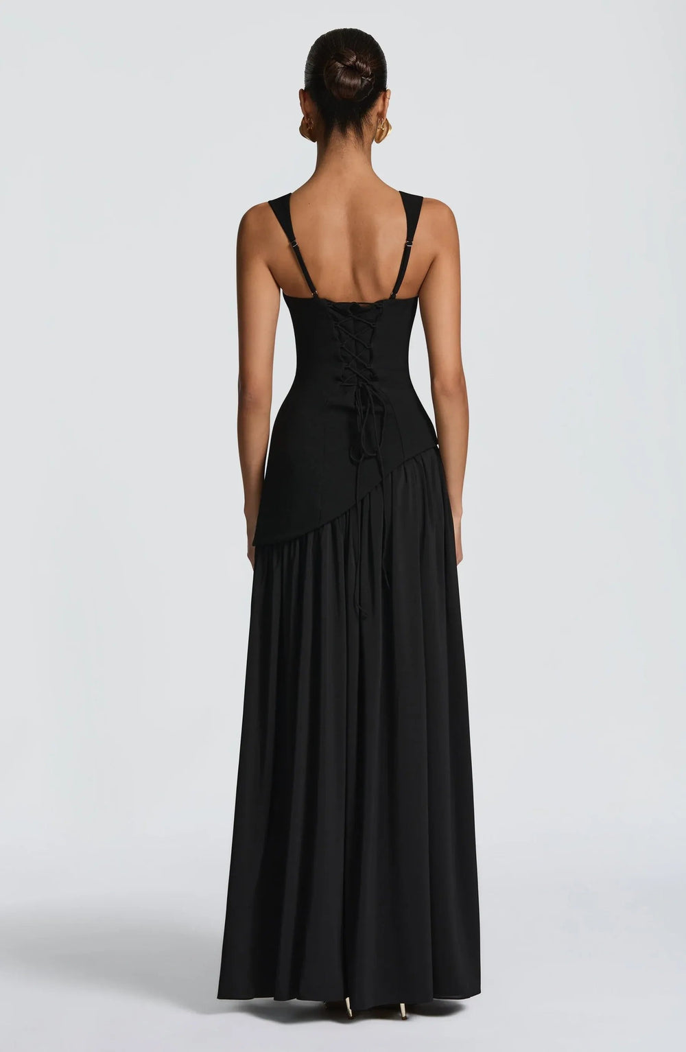 Katharina | Damen Maxi Kleid A-Linie Ärmellos Hochzeitsgast