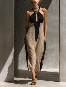 Schwarz und Beige