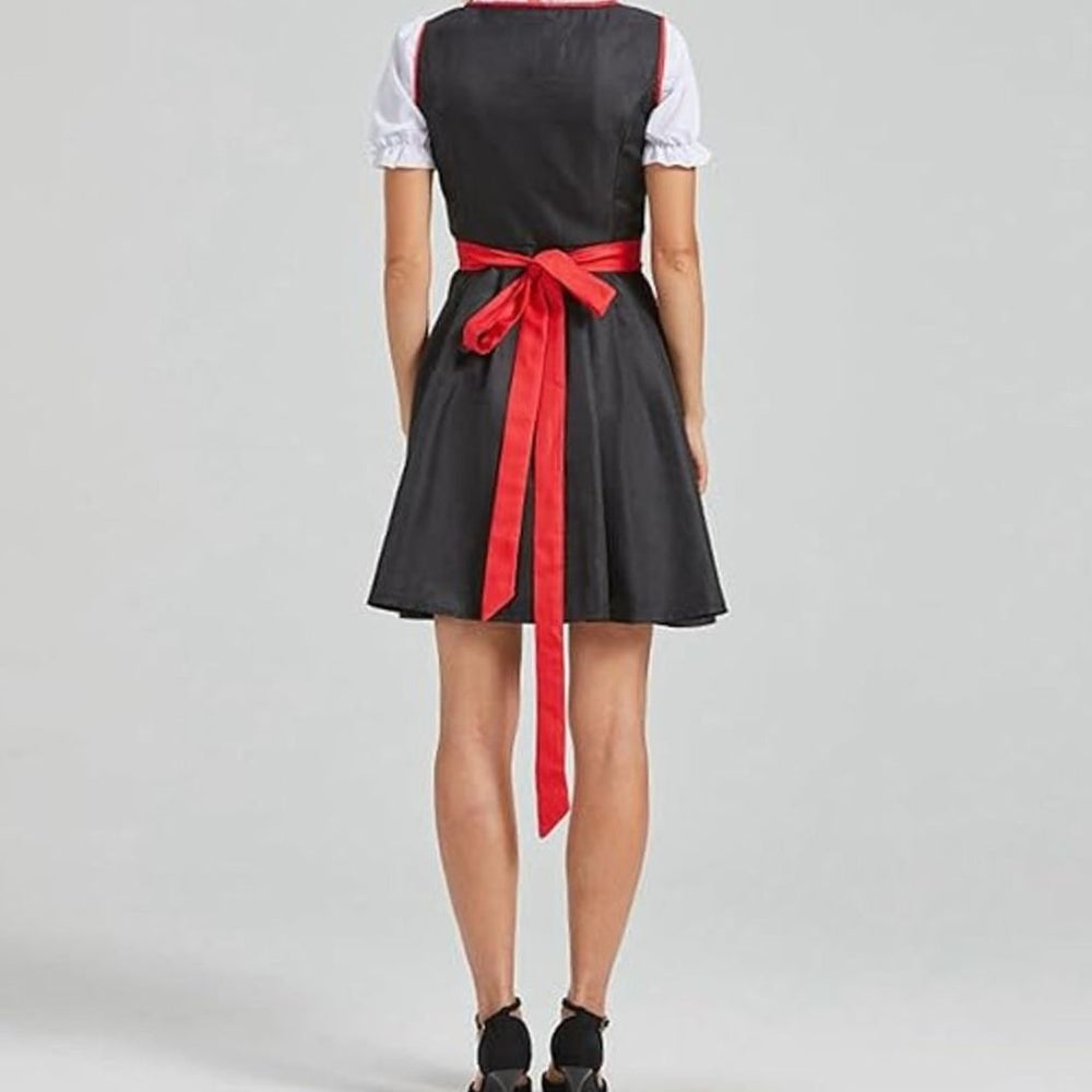 Hannah | Damen Oktoberfest Dirndlkleid Traditionelles Trachtenkleid mit Schürze