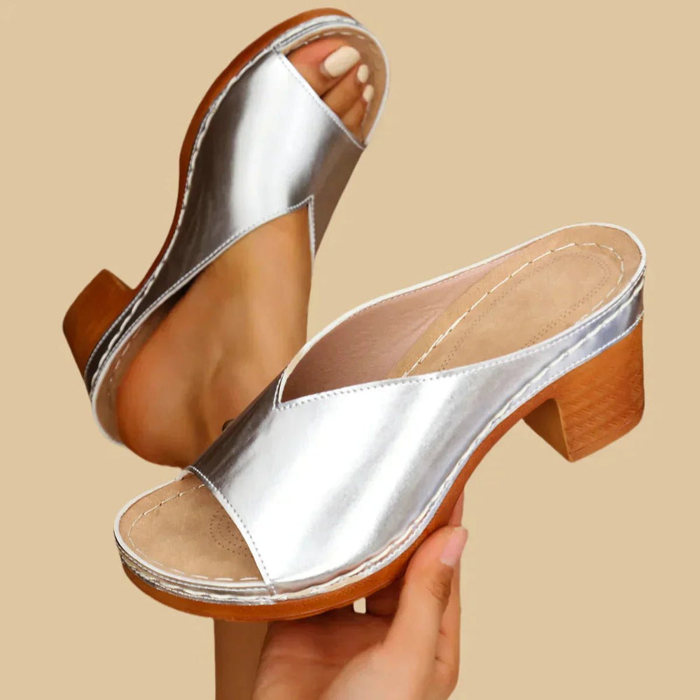 Johanna | Damen Orthopädische Plateau-Sandalen mit Blockabsatz