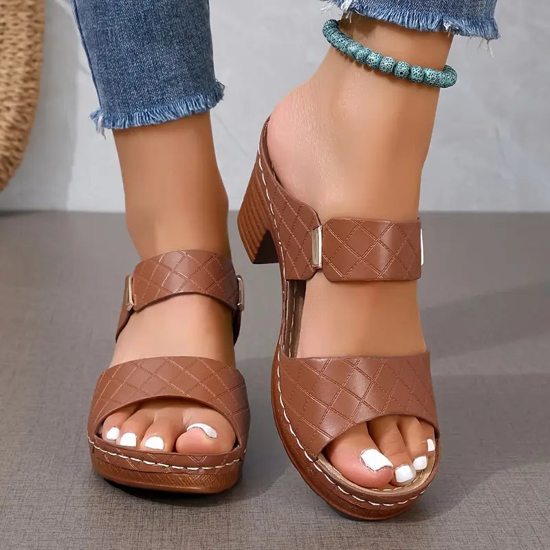 Marlene | Damen Orthopädische Sandalen mit Blockabsatz