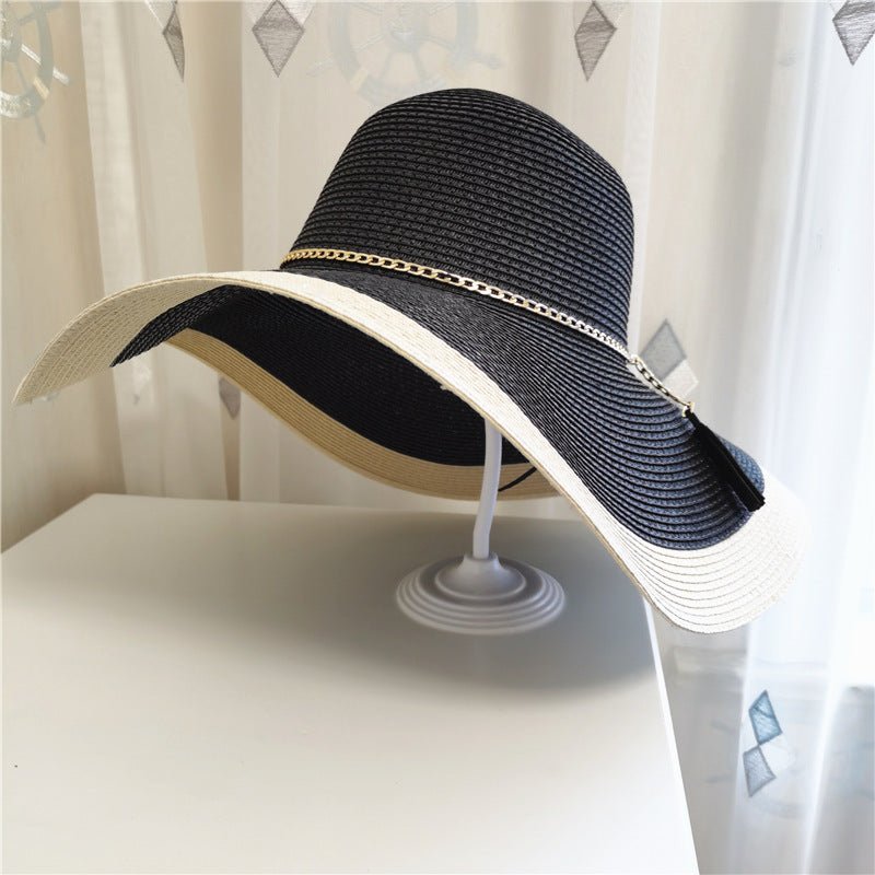 Damen Sonnenhut mit breiter Krempe Elegant