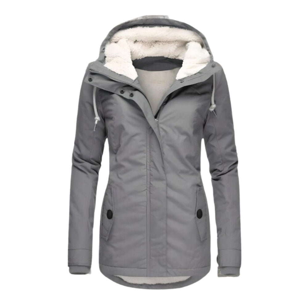 Nora | Damen Winterparka Sherpa-Gefüttert Wasserabweisend Tailliert Women Coat