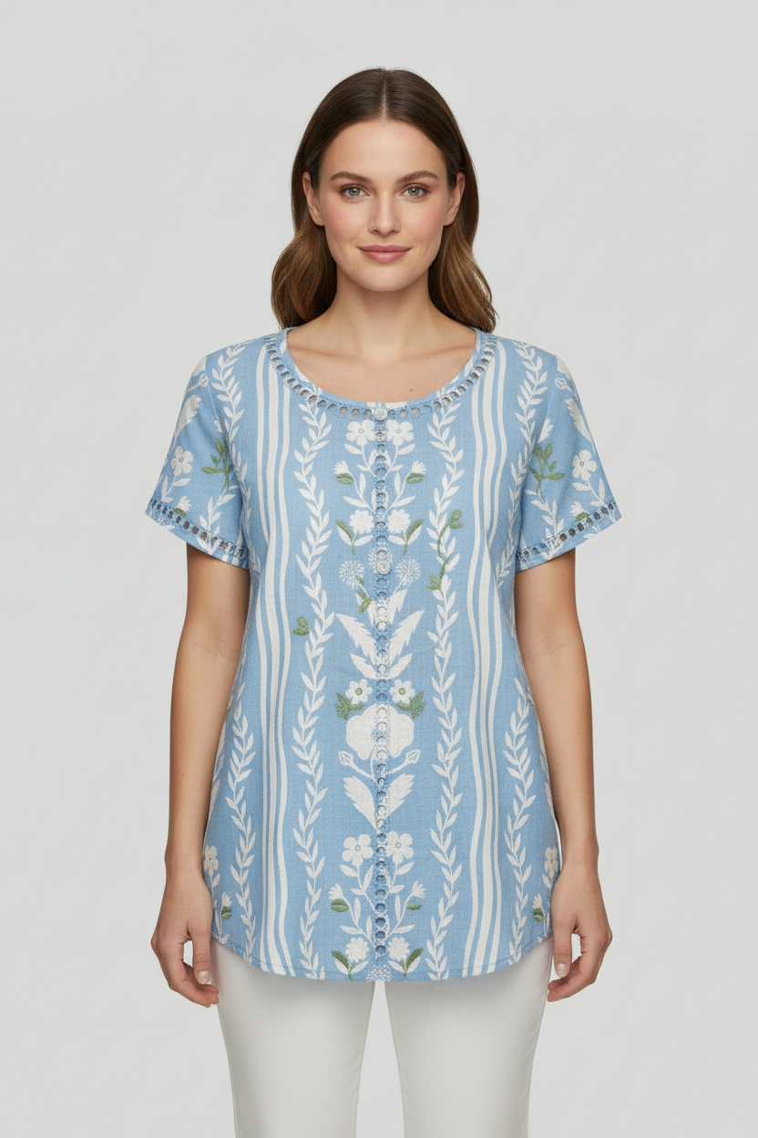 Elina - Softtouch-Kurzarm-Top