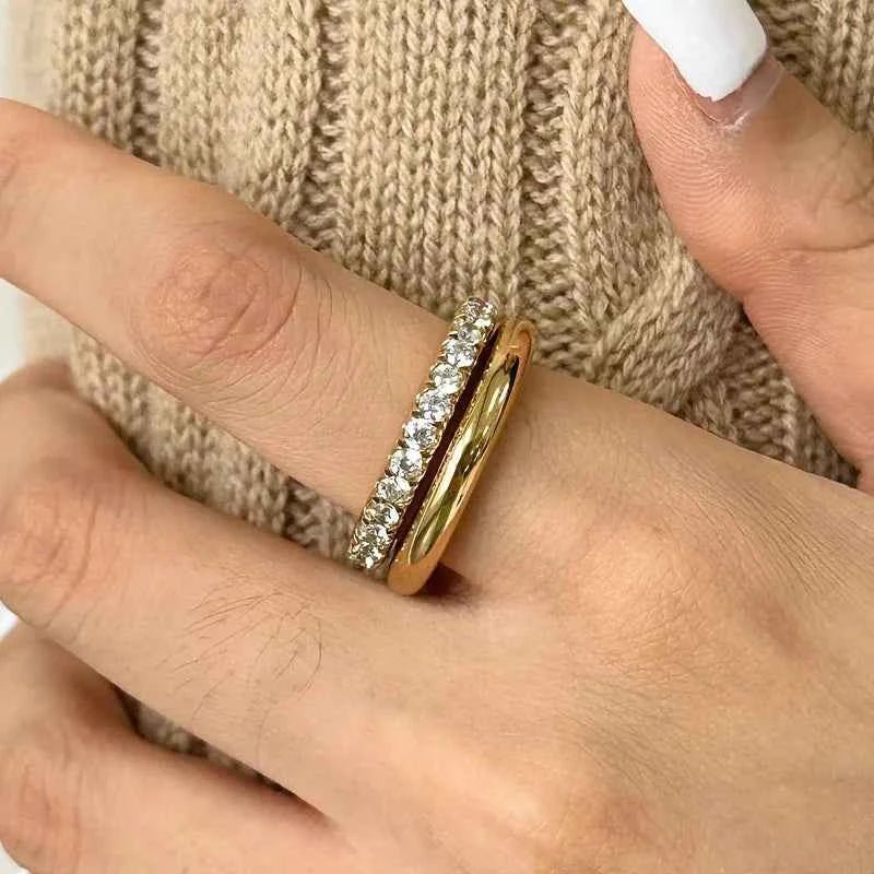 Doppelring Gold