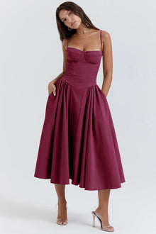 Plum red
