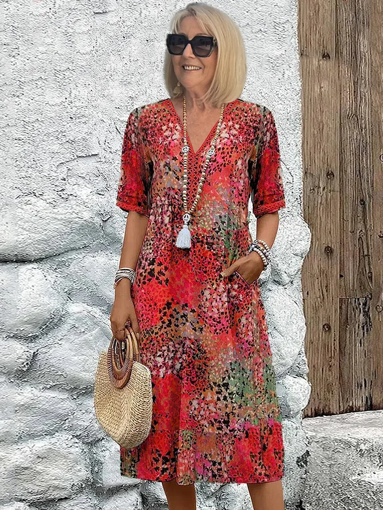 Tanya – Stilvolles Damen Sommerkleid