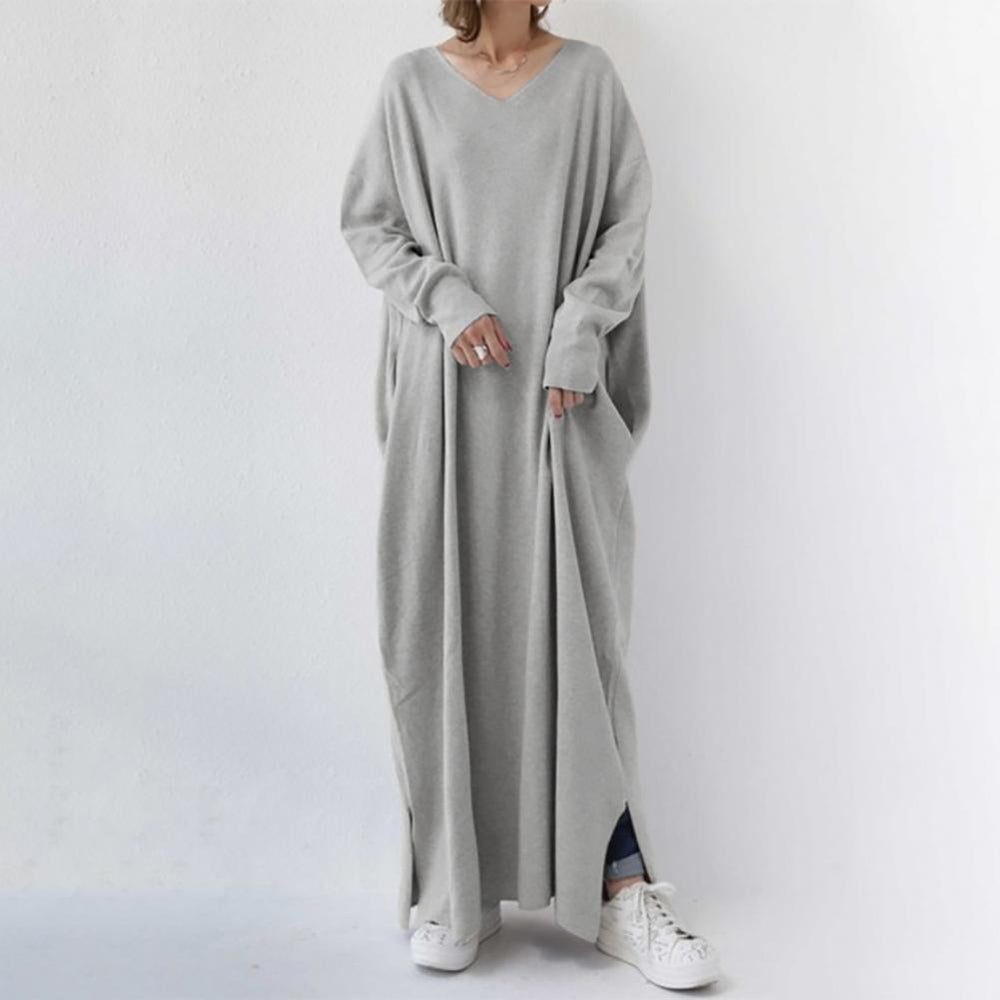 Kelly |  Langes Kleid in Übergröße für Frauen