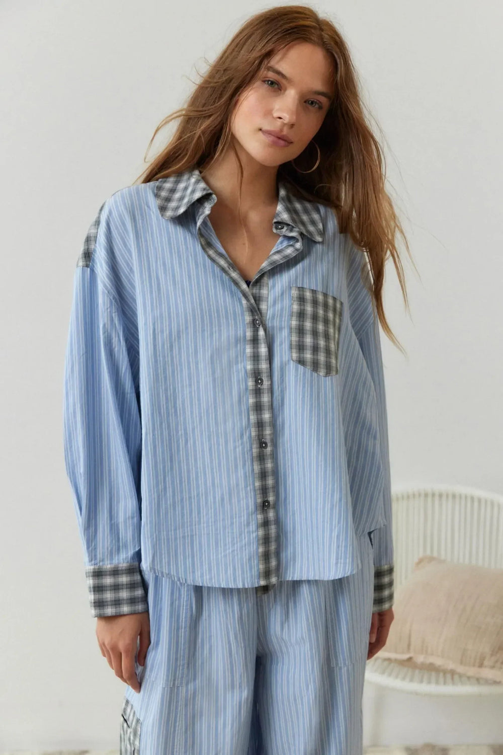 Payton Traumhafter Pyjama-Set | Blau