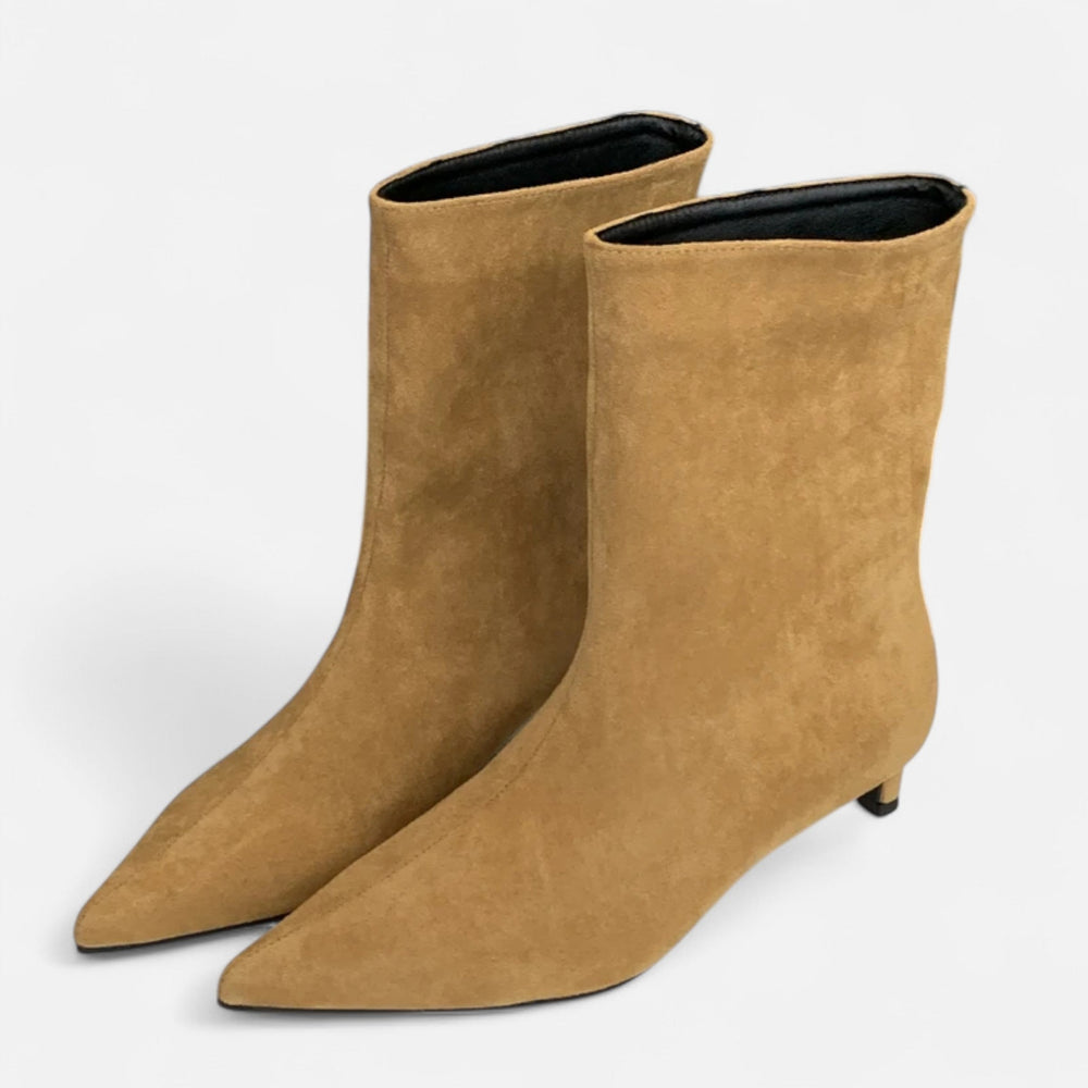 Helena | Stilvolle Damen Stiefeletten niedrig elegant