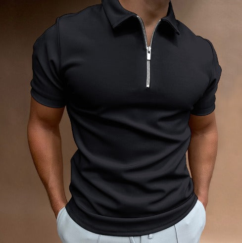 Evan – Zip-Poloshirt mit moderner Linie