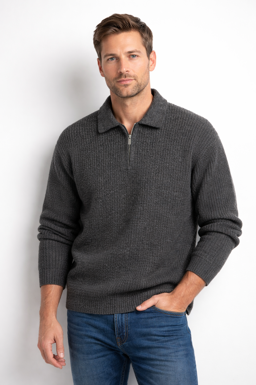 Ruben - Pullover mit Quarter-Zip