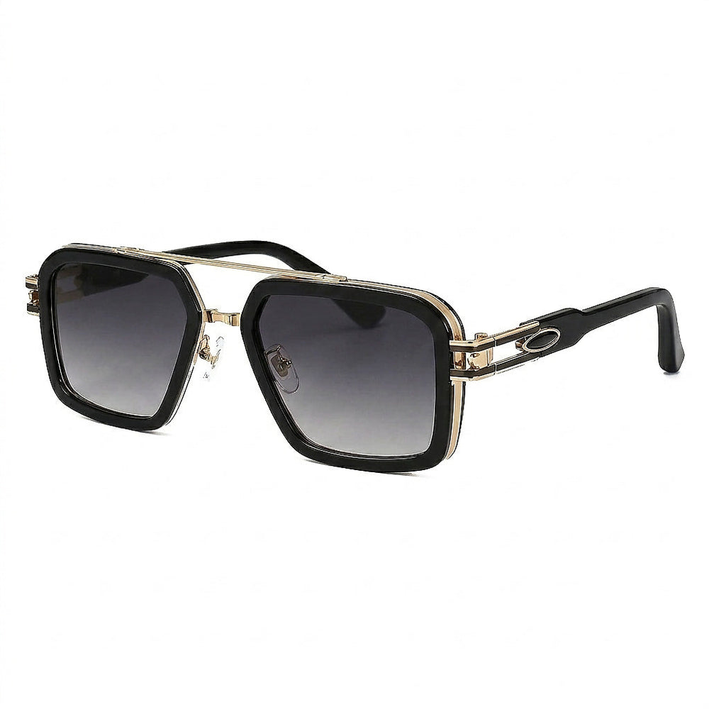 Eckige Damen-Sonnenbrille mit Doppelsteg