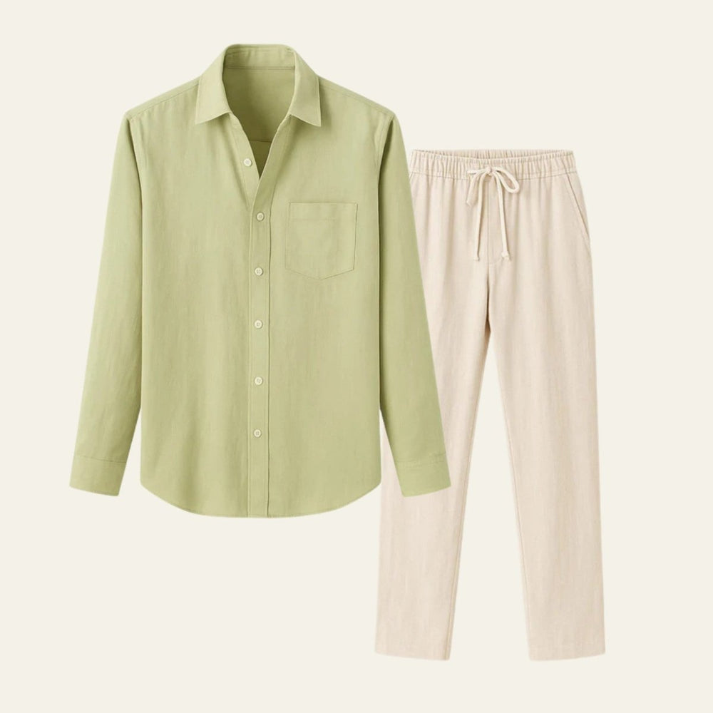 Elegantes Herren Hemd-Hosen Set