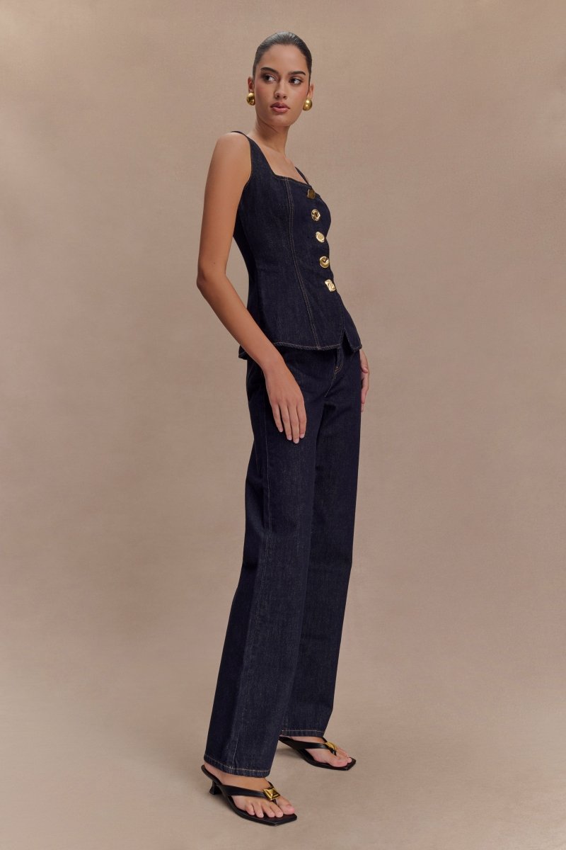 Elegantes Zweiteiler Set Weste Hose