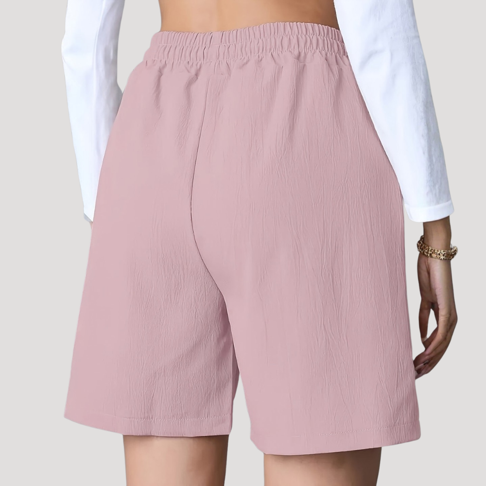 Emilia | Damen Entspannte Shorts mit Kordelzug