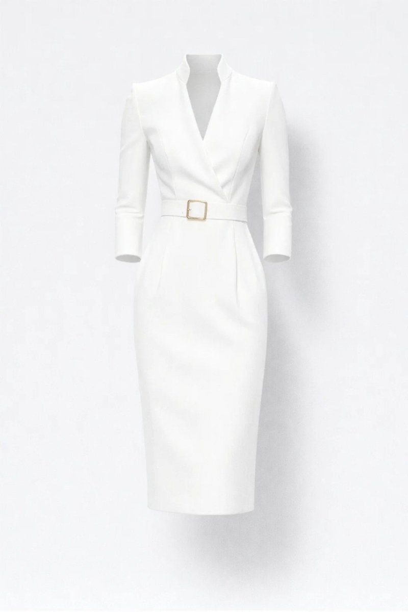 Etuikleid Damen Midi Elegant