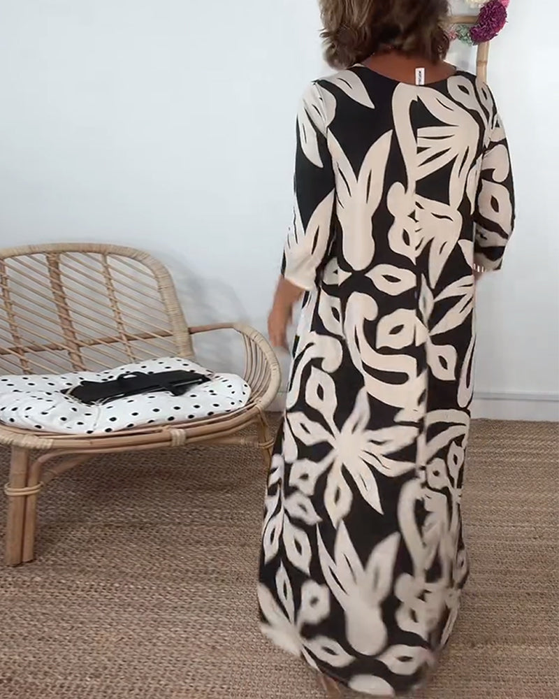 Ysabel - Abstraktes Muse Kleid