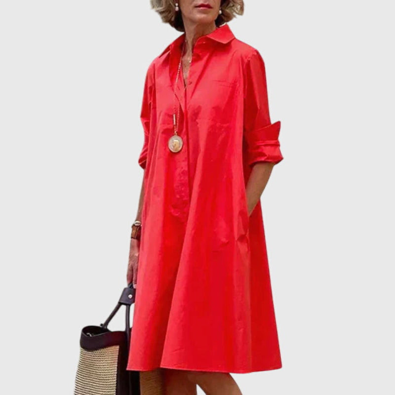 Oshadi - Elegantes Mini Kleid Mit Tasche