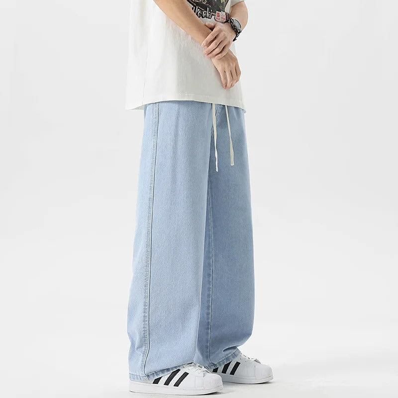 Michael | Herren Frühlings Jeans mit entspannter Passform und weitem Bein