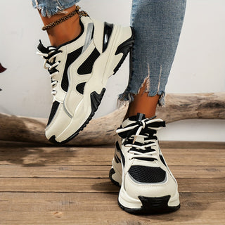 Helga | Stylische Damen-Sneaker mit Plateausohle