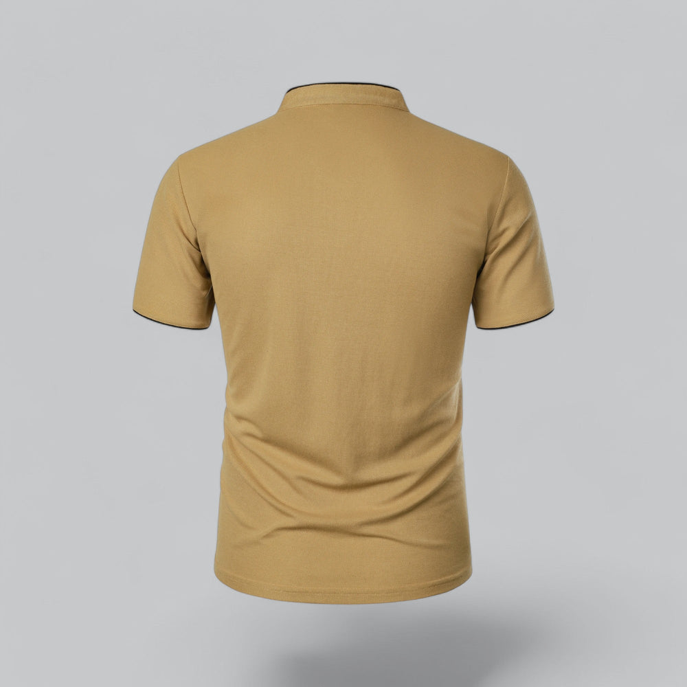 Fionn | Herren Poloshirt mit Stehkragen Kurzarm