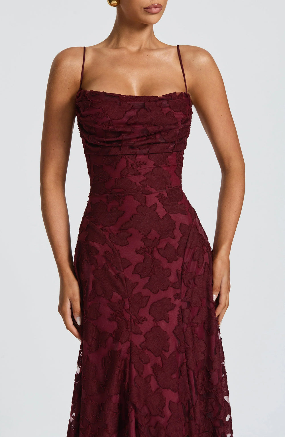 Melanie | Damen Maxikleid Fließend Elegant Zeitlos Sommer