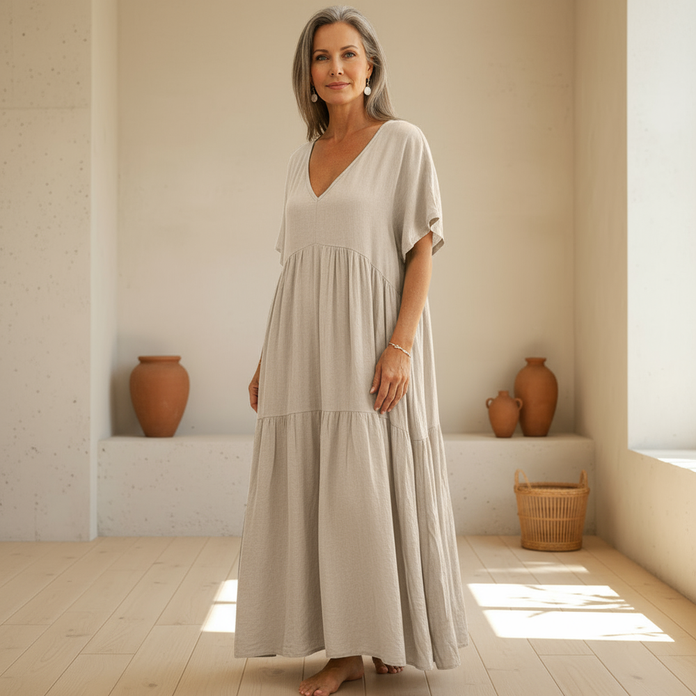 Maelis | Baumwolle-Leinen Kleid