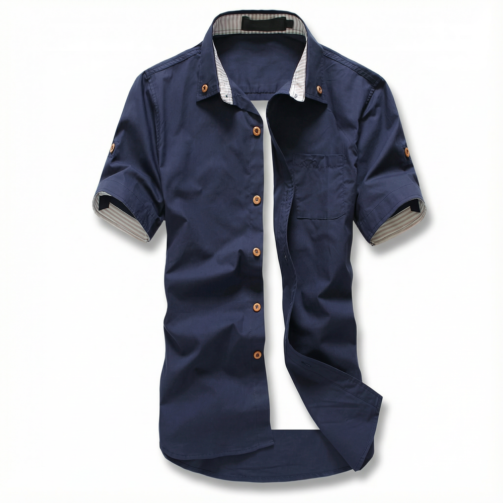 David | Mason Signature Button-Up Hemd in hochwertiger Verarbeitung