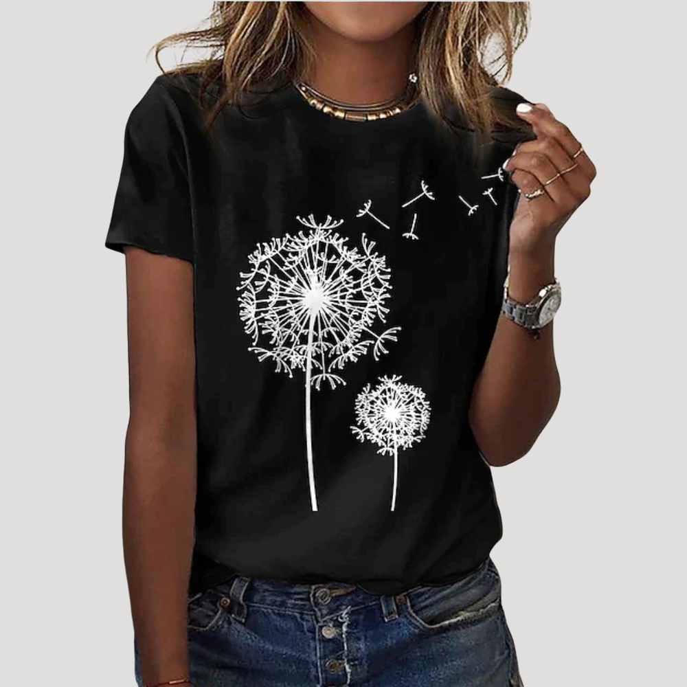 Frida | Damen Pusteblume Print T-Shirt