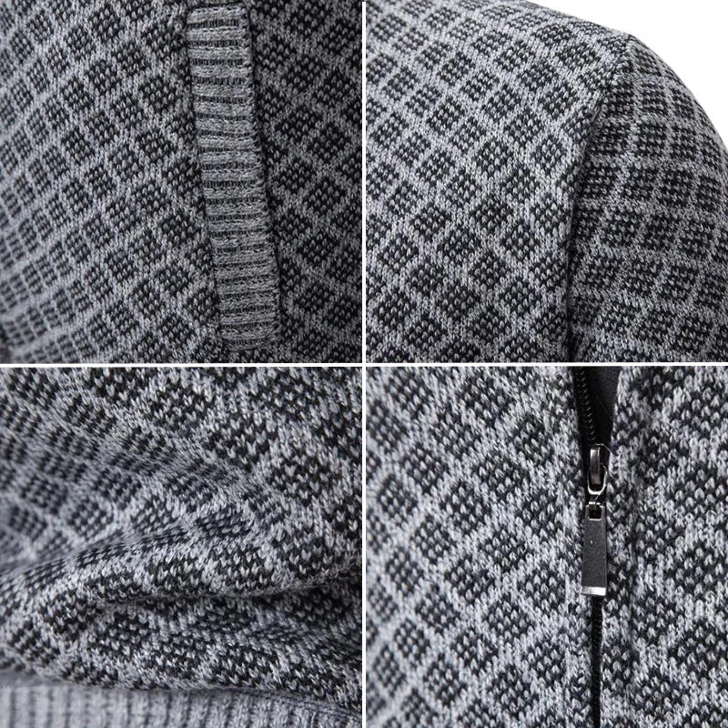 Gerhard | Herren Strickjacke mit Reißverschluss
