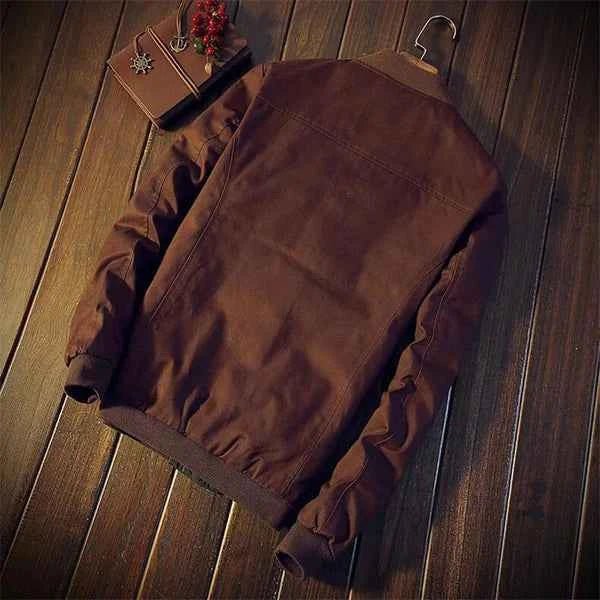 Gestreifte Bomberjacke Herren
