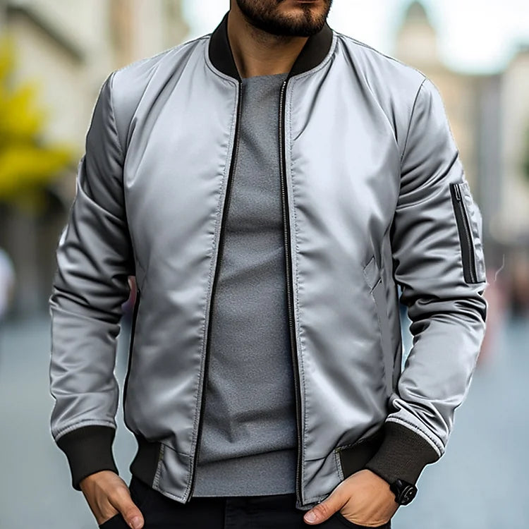 Gunnar | Herren Langarm Bomberjacke