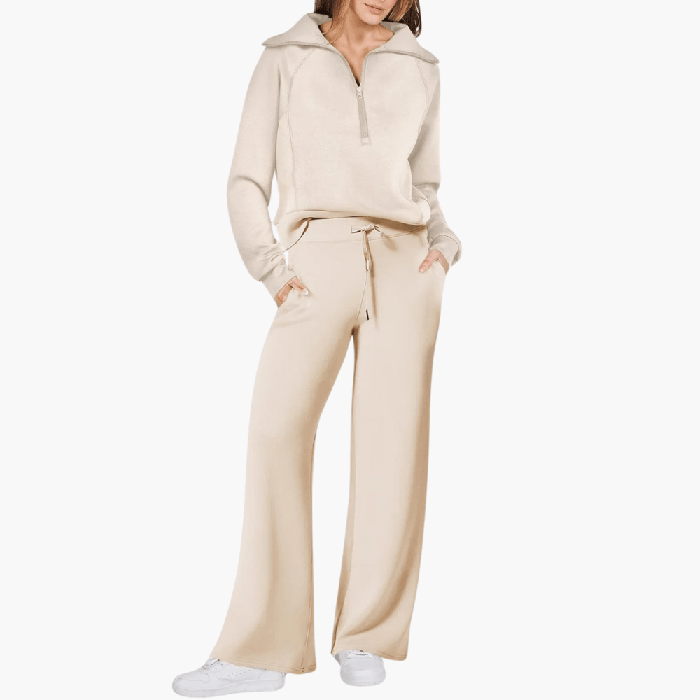 Gwendolyn | Damen Kapuzenpullover Jogginghose Set