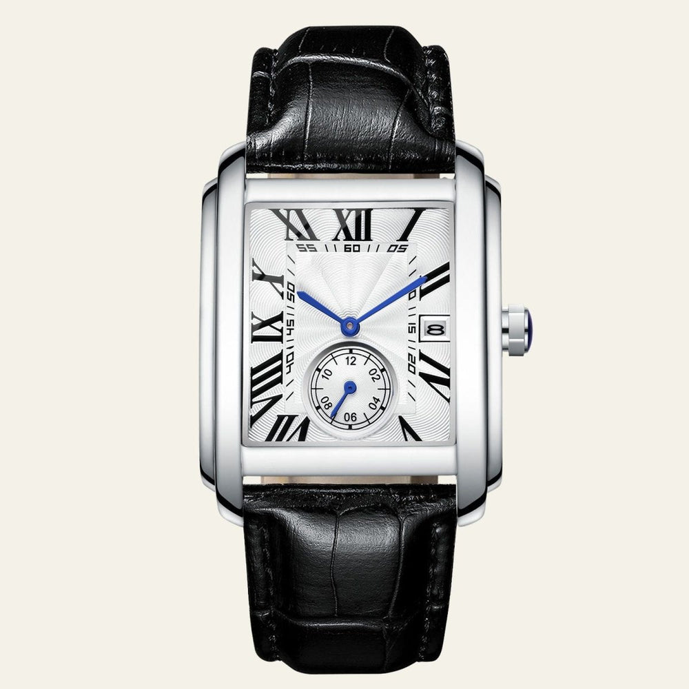 Herren Armbanduhr Rechteckig Elegant