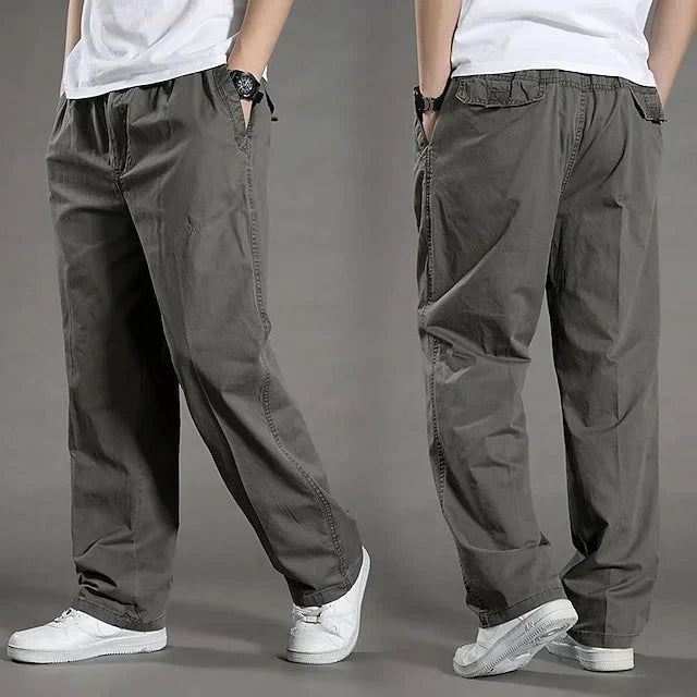Herren Cargo Hose Loose Fit mit Gummibund