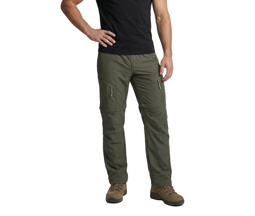Herren Cargohose mit Reißverschlusstaschen und verstellbarem Bund