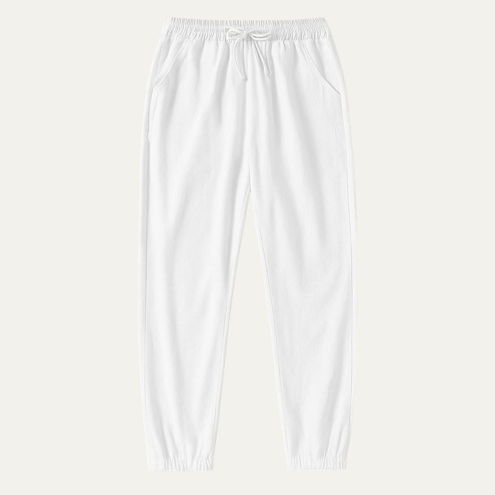 Herren Hose mit elastischem Bund und Kordelzug