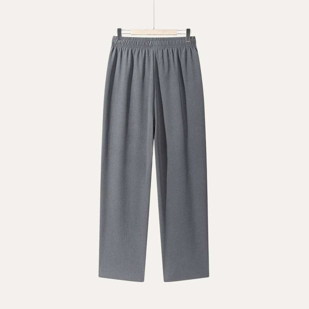 Herren-Hose mit geradem Bein und Kordelzug