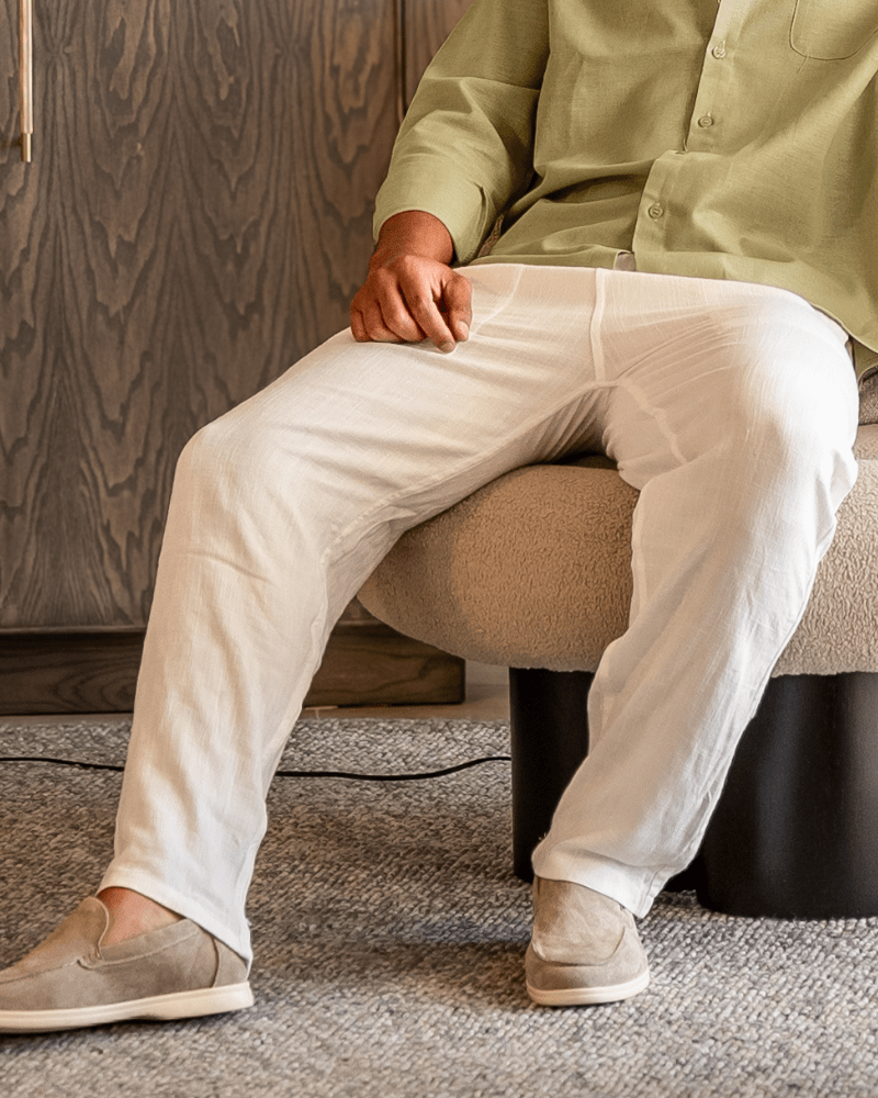 Herren Hose mit Kordelzug locker