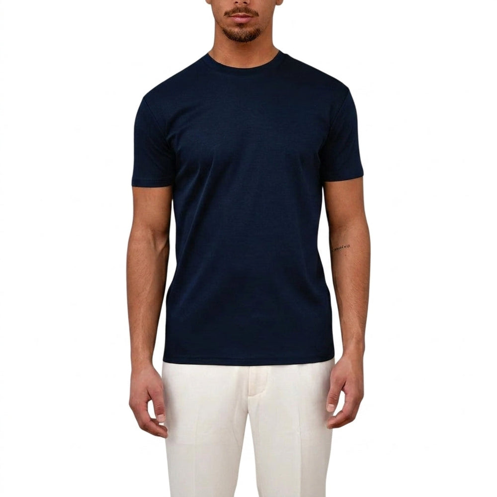 Herren Kurzarm T Shirt mit Rundhalsausschnitt