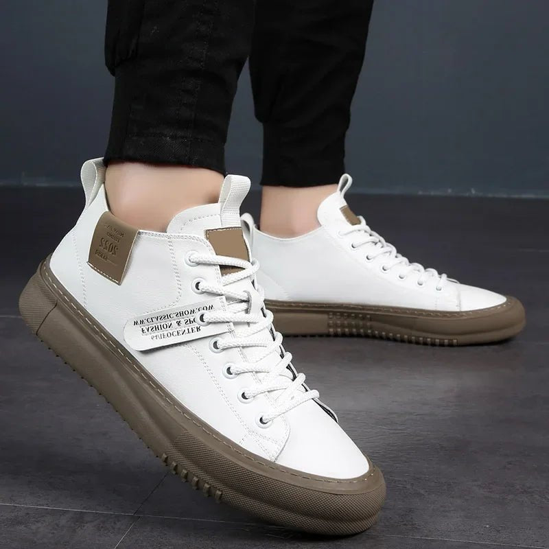 Sebastian | Herren Leder Sneakers Premium Rindsleder Ergonomisch