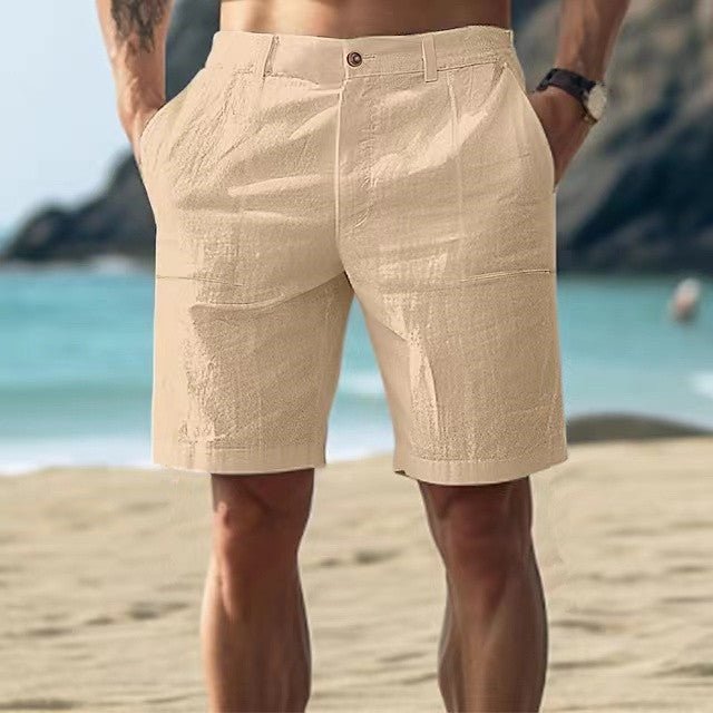 Moritz | Herren Leinen Bermuda Sommer Shorts