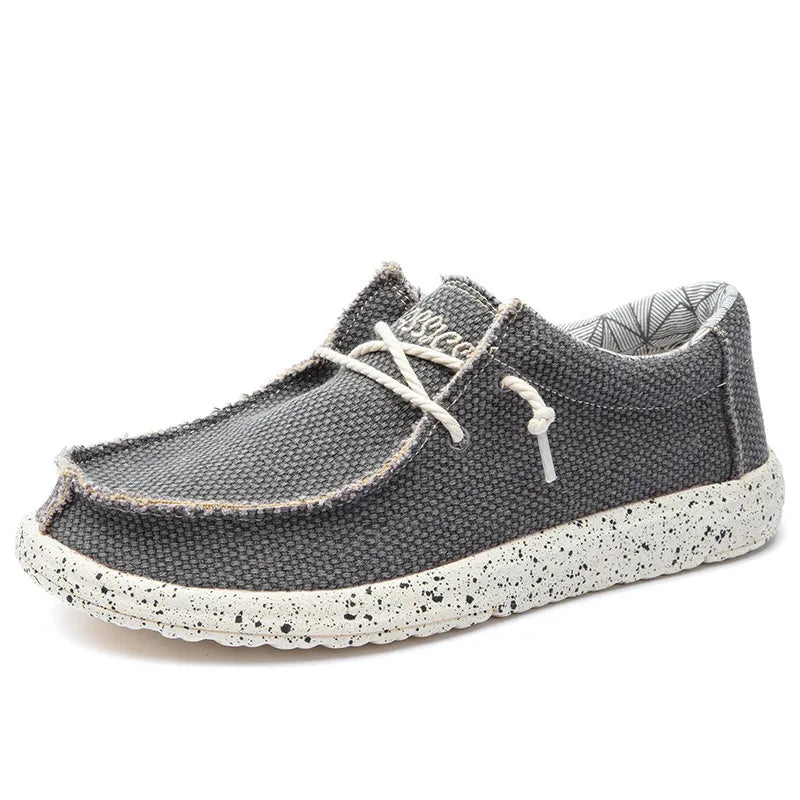 Herren Schnürschuhe mit strukturierter Oberfläche und kontrastierender Sohle